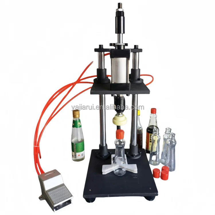 Hot Sale Semi-Automatic Desktop Small Bottle Sealing Machine Pneumatic Multi-Function Batch Perfume Oil Bottle Capping Machine