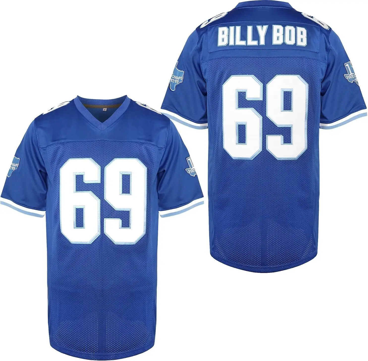 Men 82 Charlie Tweeder 69 Billy Bob Varsity West Canaan Coyotes Football Jersey