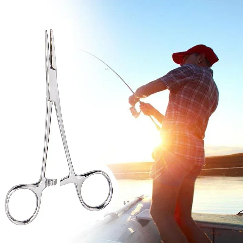 Haemostatic Forceps Clip Scissors Hemostat Artery Surgical Cupping Clamps Fishing Scissors Pet Feather Picking Clips image 3