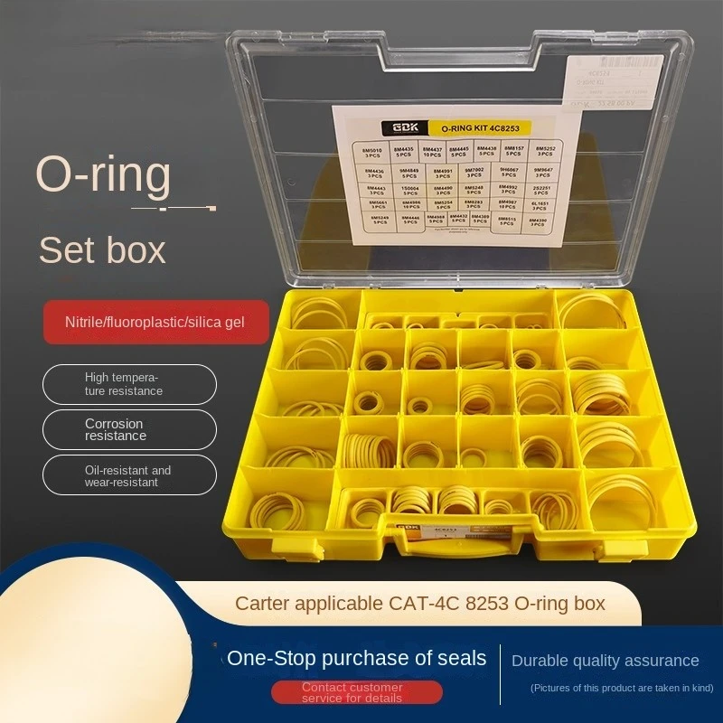 

XOJOX Carter O-Ring O-Ring Repair Box Imported Oil Seal Wear-Resistant And High-Temperature Resistant Accessories 4c8253