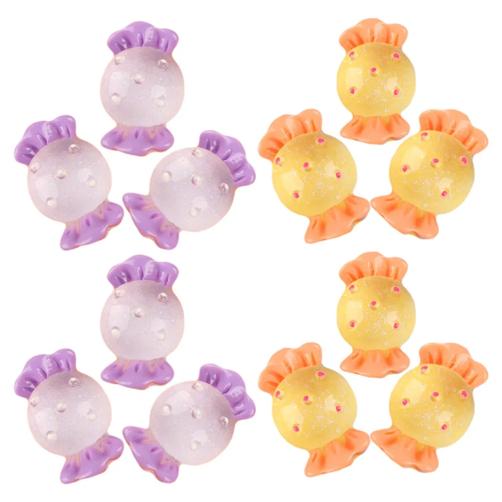 20 قطعة من إكسسوارات الحلوى الراتنج مختلط الألوان حلوى صناعية نابضة بالحياة لمكتب فندق بار مقهى ديكورات منزلية للاستخدام #4