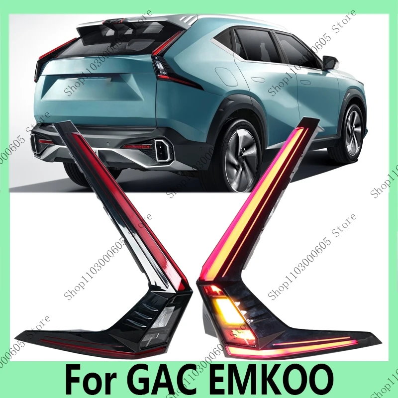 For GAC EMKOO Auto Parts Tail Light Assembly Turn Signal Brake Emergency Brake Light Rear Bumper Daytime Running Light