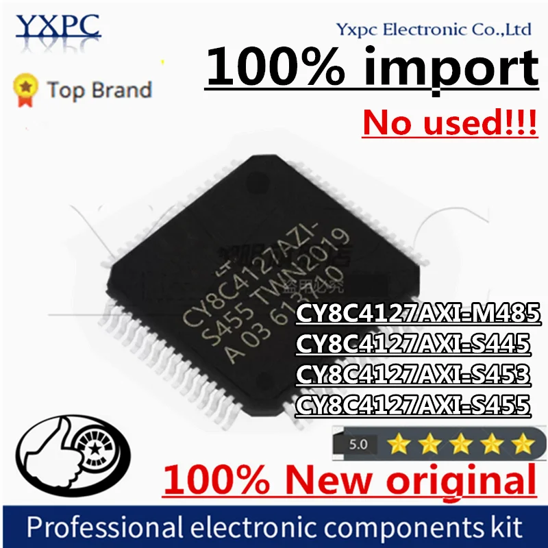 

10pcs 100% New Original CY8C4127AXI CY8C4127AXI-M485 CY8C4127AXI-S445 CY8C4127AXI-S453 CY8C4127AXI-S455 QFP Chips