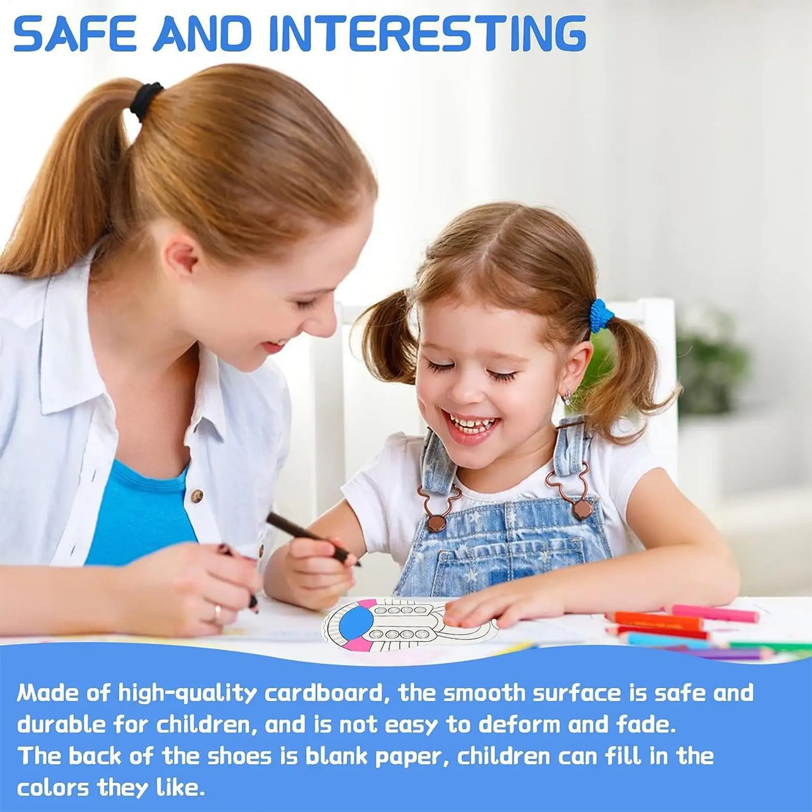 Shoelace Threading Teaching Toys Safe Water-Based Paint Learn To Tie Shoelaces Fine Motor Skills  for Kindergarten Learning