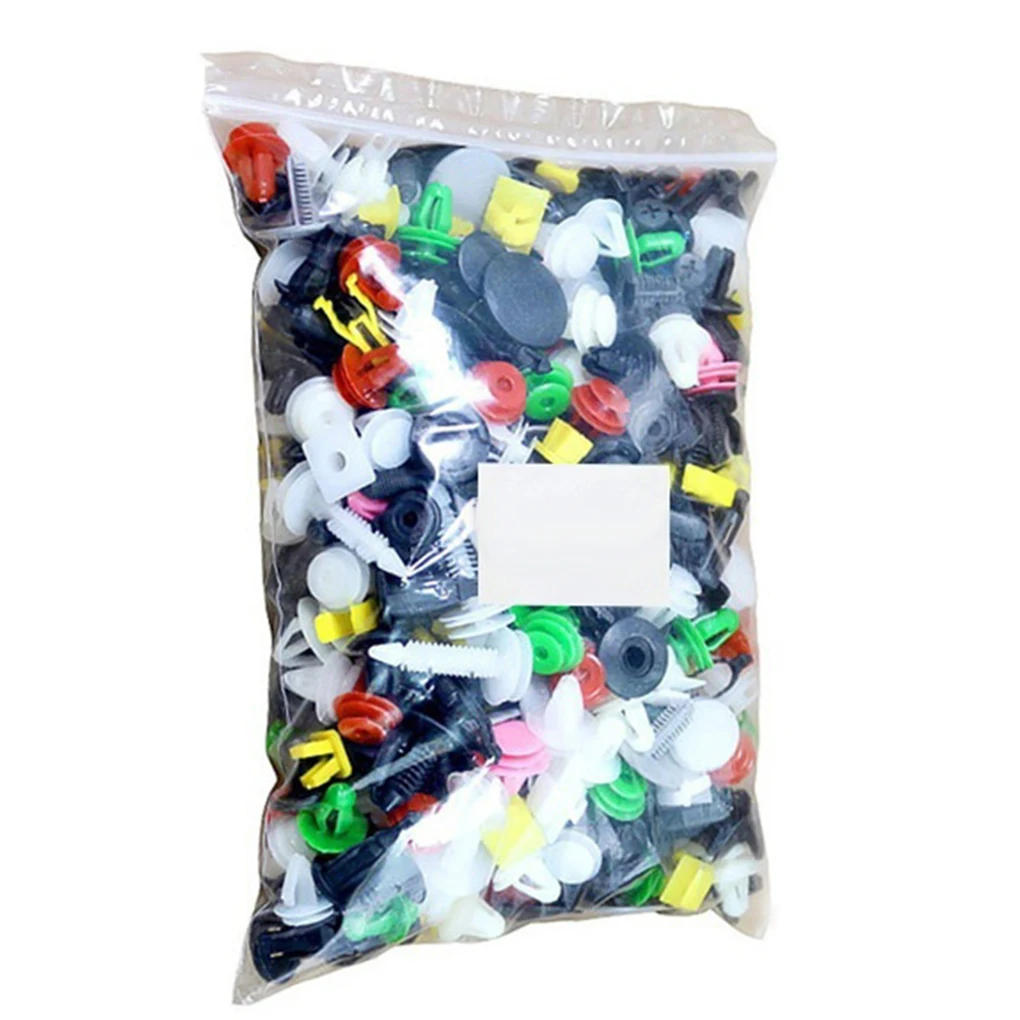 200/100/50PCS Universal Mixed Auto Fastener Vehicle Car Bumper Clips Retainer Fastener Rivet Door Panel Fender Liner Fit for car