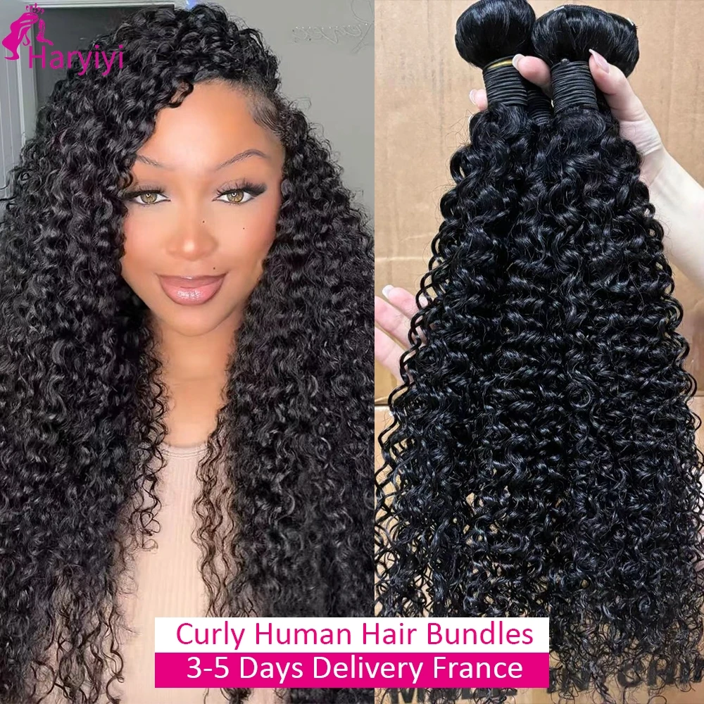 14A Tissage Cheveux Humains 24 26 28 Pouces Curly Human Hair Bundles Tissage Bresilien Bouclé Cheveux Humain 1/3/4 PCS Meche Tissage Humain Hair Cheveux Humain Naturel Curly Wave Bundles Human Hair Tissage Livraison 3 Jours Human Hair France