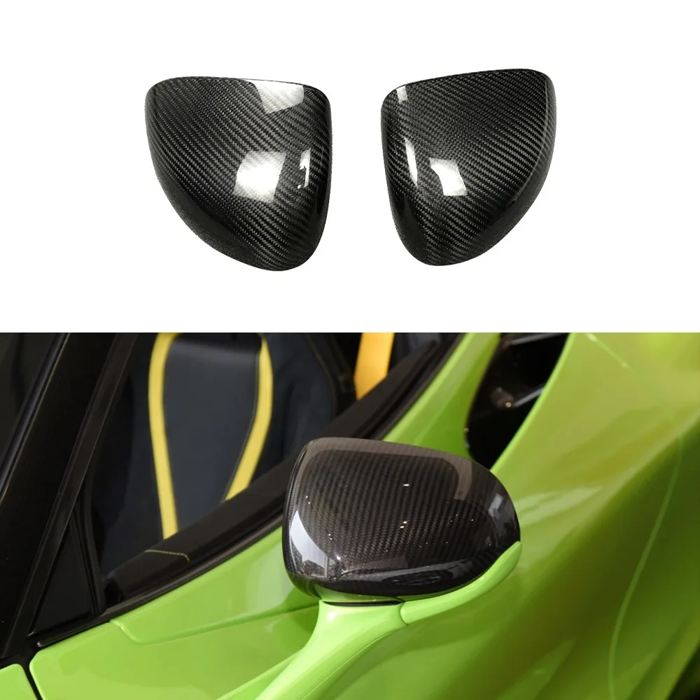 For McLaren Dry Carbon Fiber 720S Rearview Mirror Housing Front Bumper Side Air Vent SM Body Kit 720S Upgrade 765 Body Kit