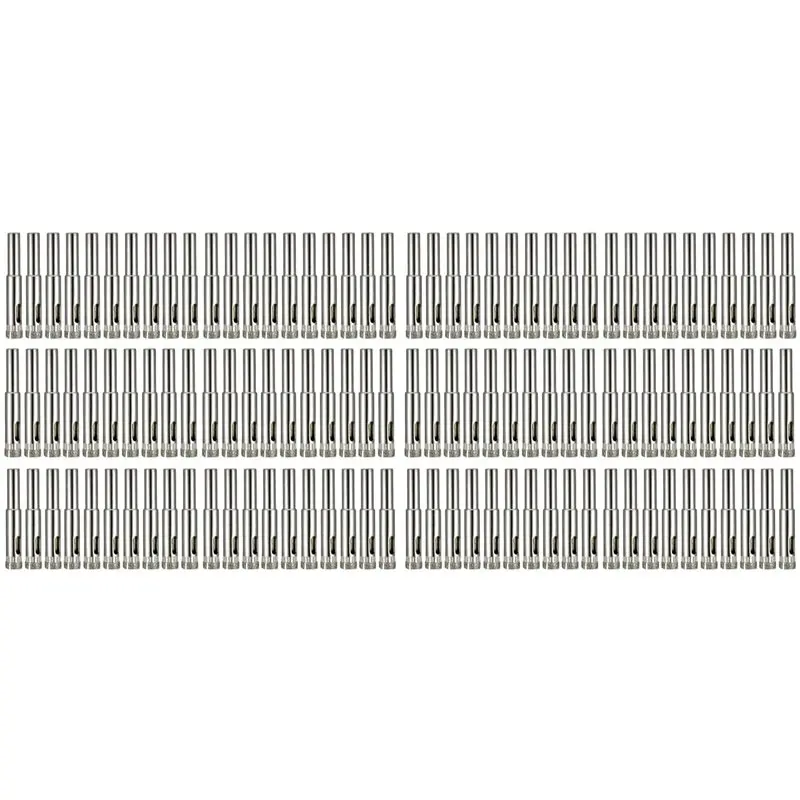 FIZP 120Pcs Diamond Drill Bit, 8Mm Diamond Coated Tip Hole Hollow Core Drill Bits Cutter For Glass Ceramics Porcelain Tile