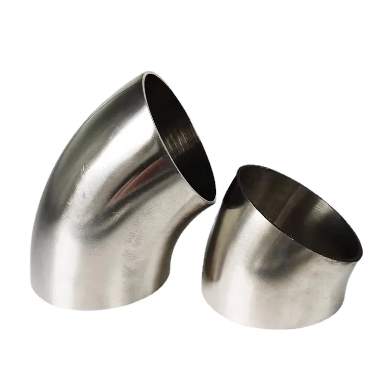 

19/22/25/28/32/34/38/45/48/51/57/60/63/76/89/108mm 304 Stainless Steel Sanitary Weld 30/60 Degree Elbow Pipe Fitting