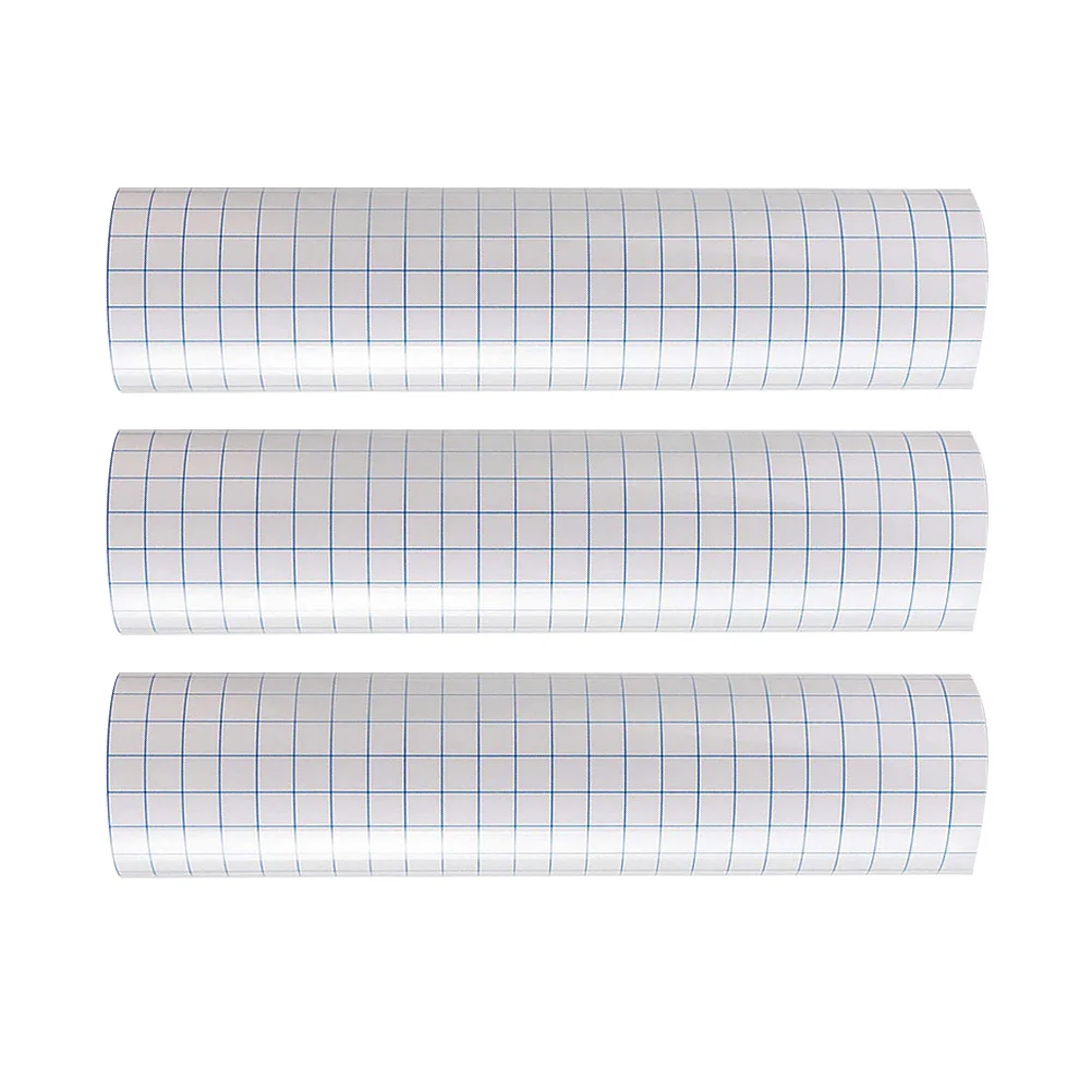 

3Pcs Alignment Grid Application Tape Clear Vinyl Transfer Sticker for Walls Glass Cups Vinyl Transfer Tape DIY Accessories