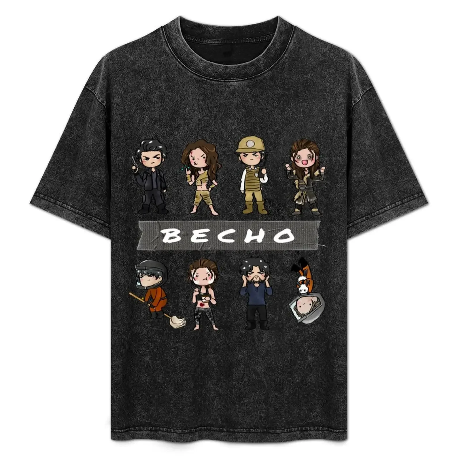 

Becho Duck Tape T-Shirt tops customs Men's cotton t-shirt