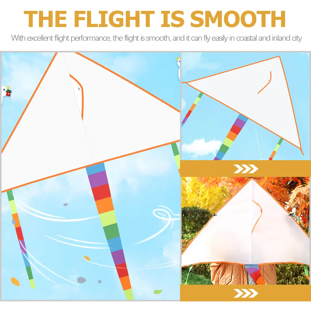 2Sets Kids DIY Kite Kit Blank Graffiti Kite Material Pack Creative Coloring Craft Set Outdoor Flying Game for Children Art Fun