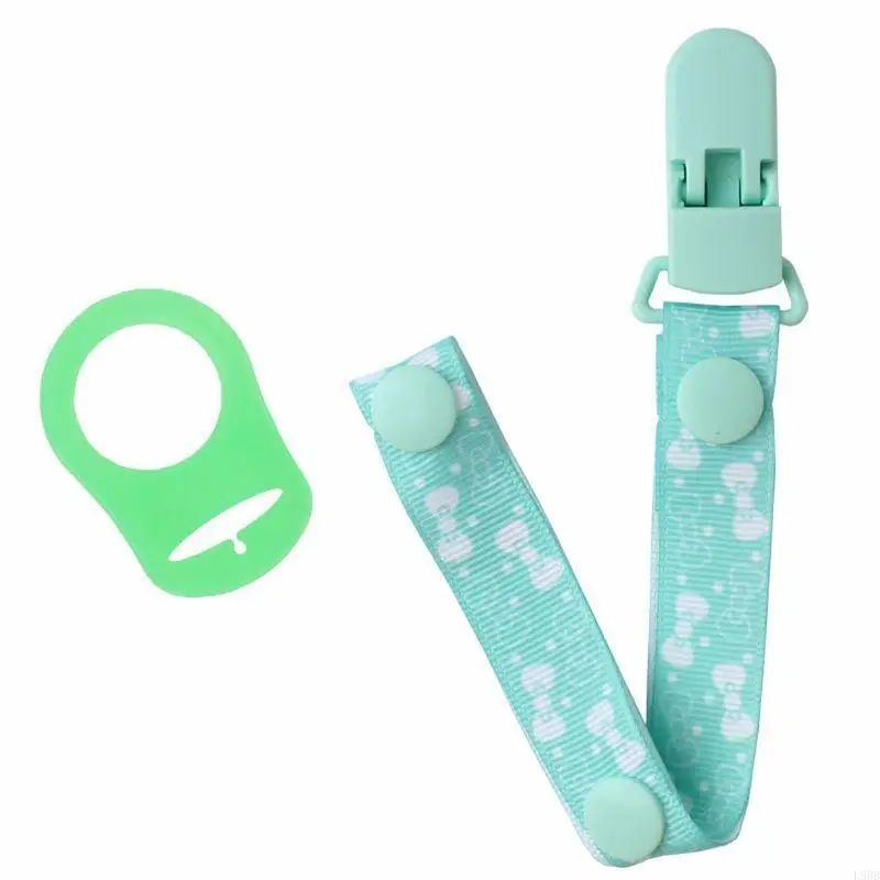 L5BB Pacifier Clip Teething Strap Binky Holder Baby Clips Teether Baby Teething