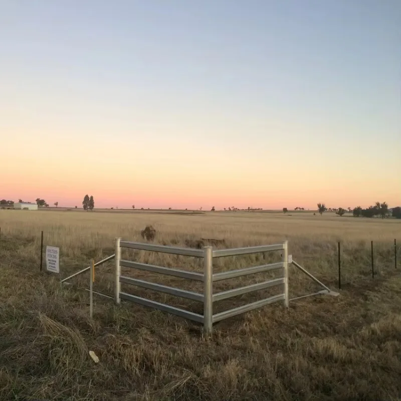 Customization New Cheap 3D Field Fence for Cattle Easily Assembled Steel Farm Animal Use Only