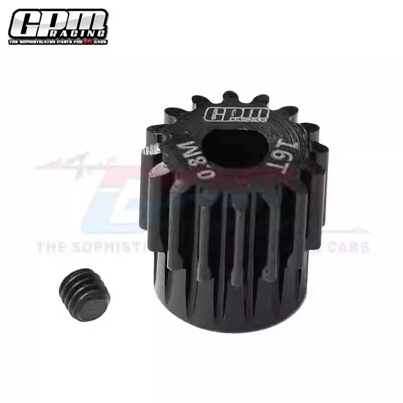 GPM upgraded chrome steel motor teeth 15T-19T (32P/0.8M, aperture 5mm)