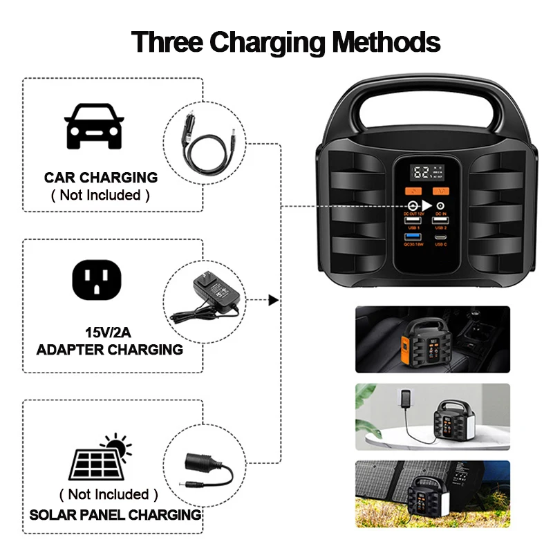 Generator Batterie ladegerät tragbare Not strom station Outdoor Camping Power Bank Strom versorgung Wechsel richter