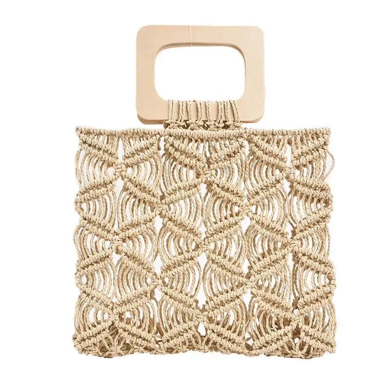 Straw Woven Bag Women 2022 New Hollow Woven Bag Beach Portable Large-capacity Tote Bag Casual Wild Summer Fashion Handbag Women