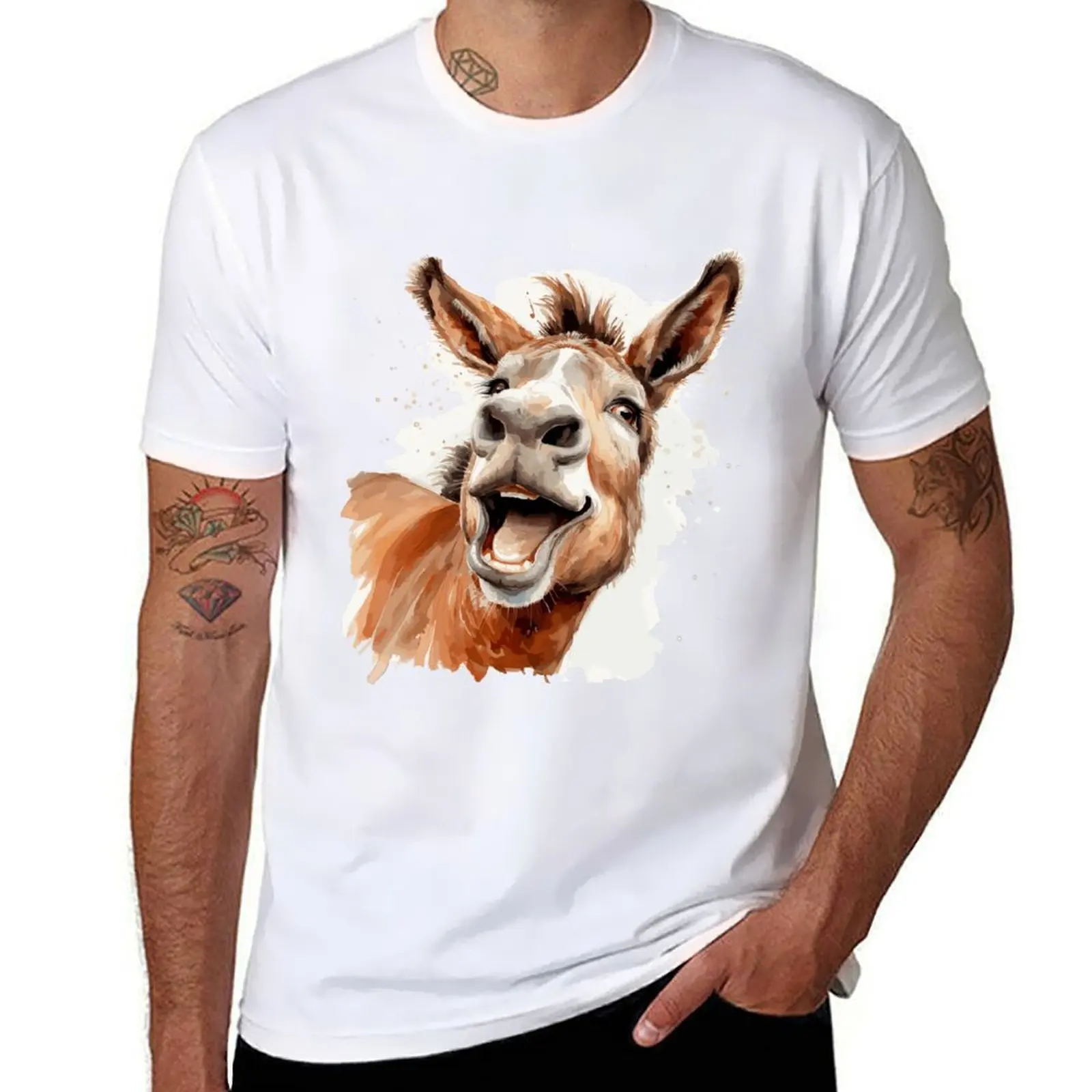 

Happy Donkey T-Shirt t shirts for man graphic tees g man t shirts for men T-Shirt
