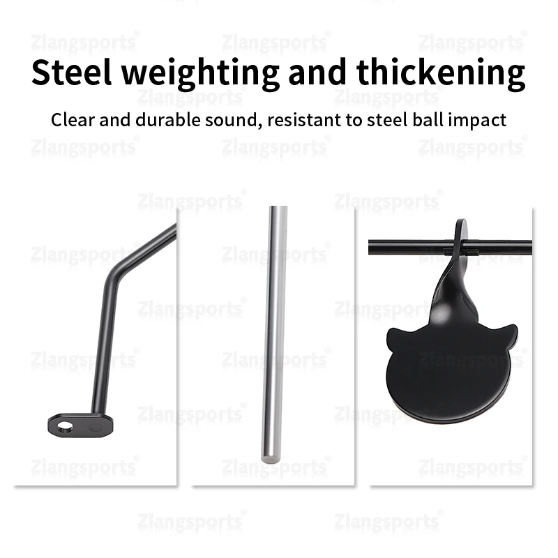 Zlangsports Rotating Metal Target Stand 3 Shooting Training Iron Targets for Airsoft Air Rifle Air Pistol Training view 6