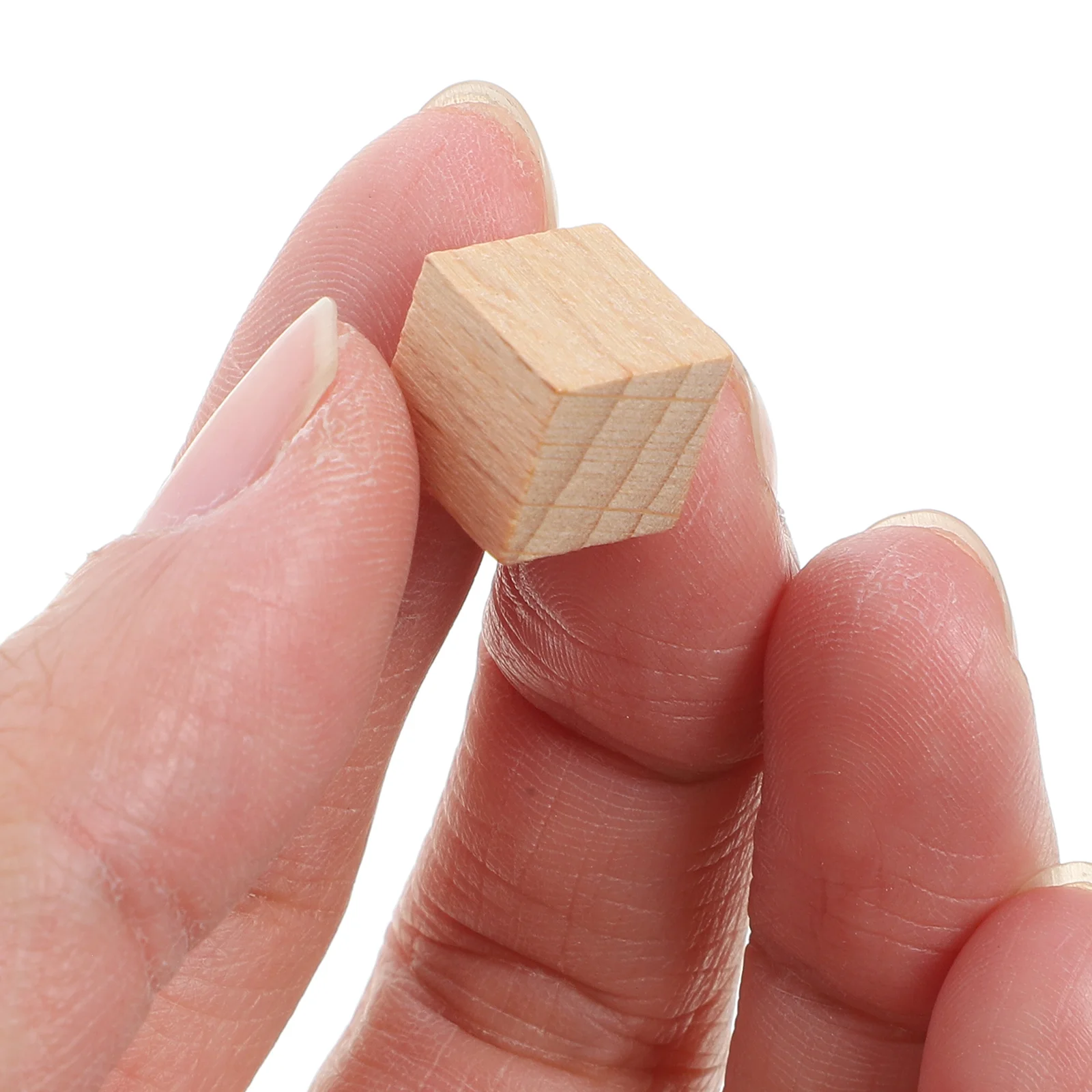 61 Pcs Math Building Block Model Educational Blocks Learning Cube Operation Supplies Box Three Stages Wood Cubes Student