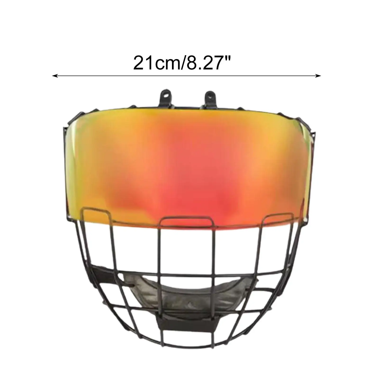 Accesorios para visera de Hockey, ligeros, mejoran la visibilidad y protege tus ojos, práctica jaula para casco de Hockey, protección Facial