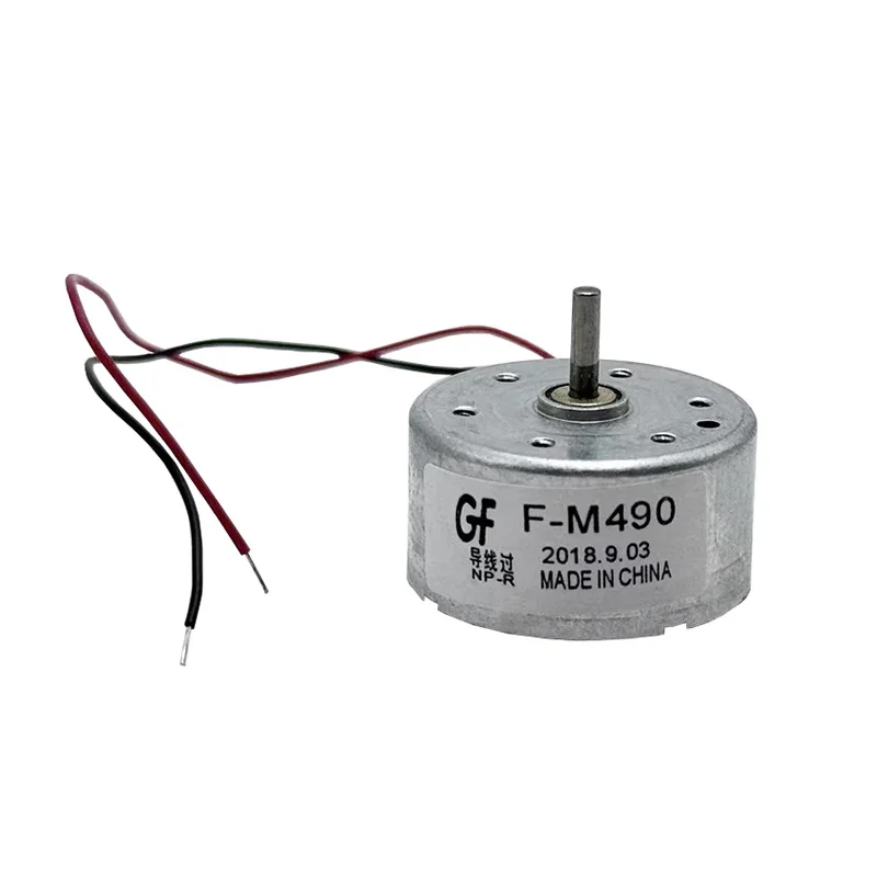 RF-300CA DC 1.5V 3V 3.7V 5V 6V 5200RPM Low Current Mute Mini 24mm Round Spindle Motor DIY Solar Power Hobby Toy Fan Model