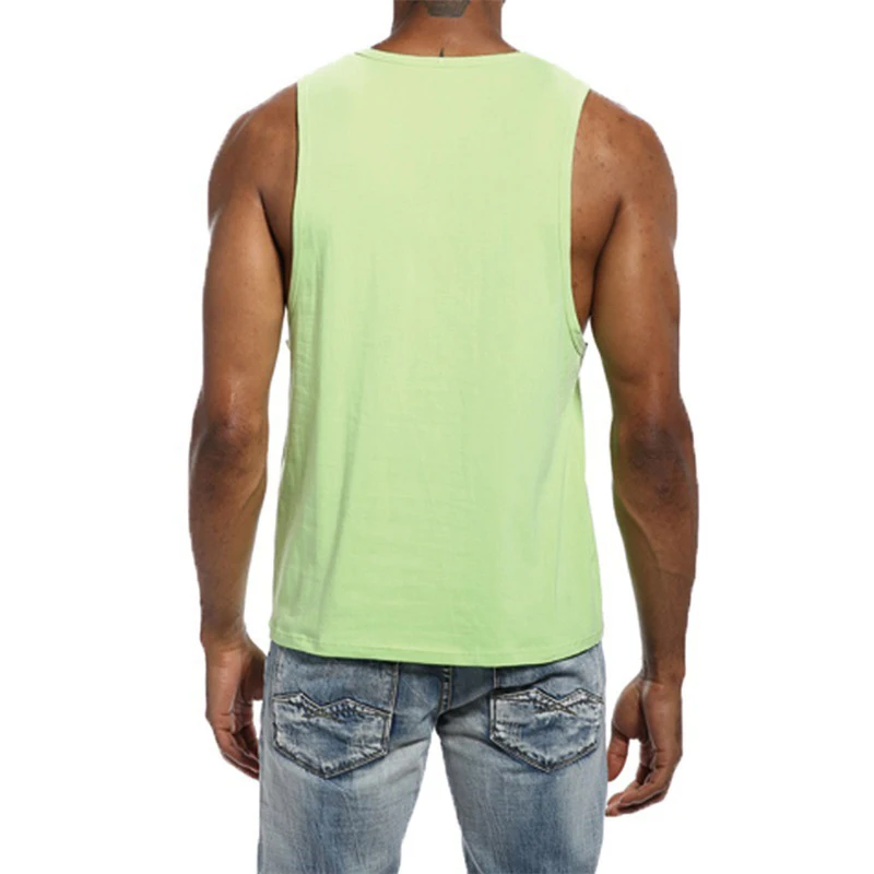 Men's Gyms Tank Top Fashion Fitness Sleeveless Vest Breathable Quick Dry Training Clothing Workout Running Sportswear Male