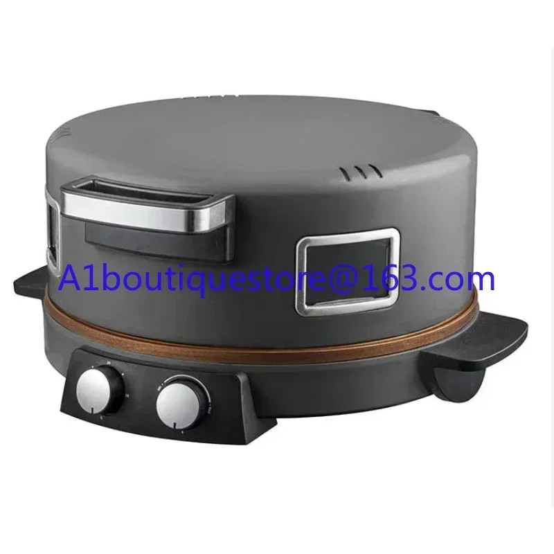 Easy to clean Pizza machine 40cm Household adjustable temperature Automatic Arabian bread machine with visual window