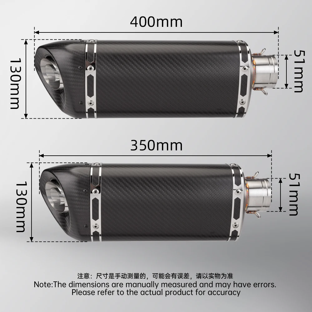 ل YZF R3R25MT03 R3 (2021-2024) دراجة نارية العادم الهروب دراجة نارية نظام كامل الأمامي والوسط ربط الأنابيب 51 مللي متر عيار