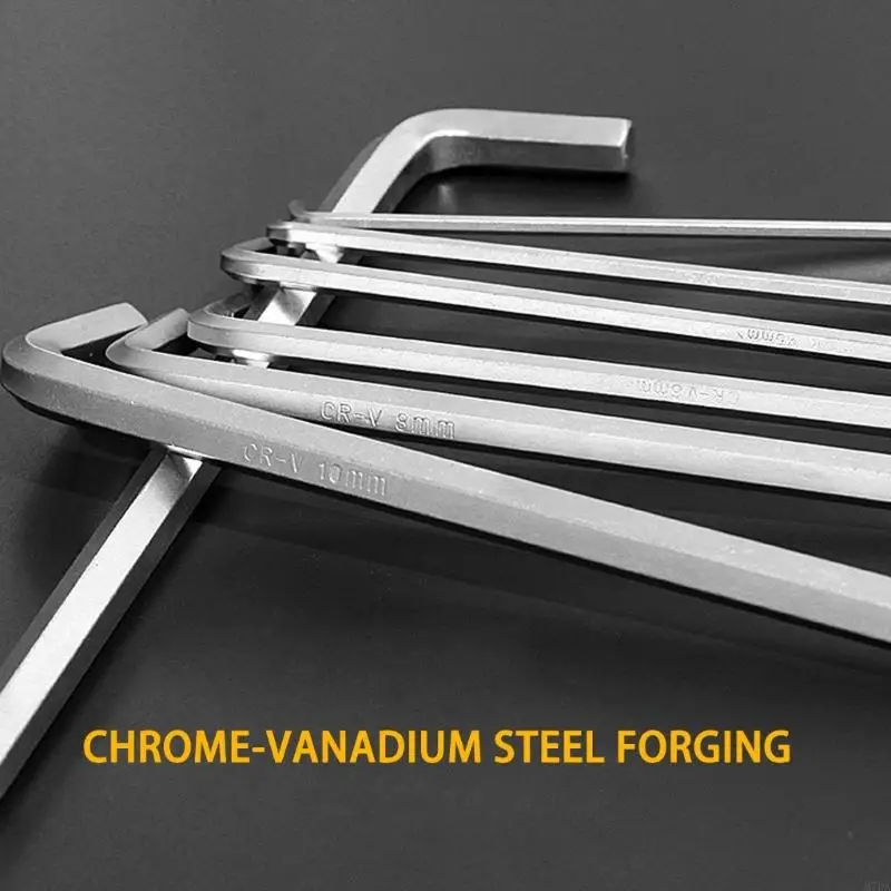 M7DA 9 قطعة L نوع مجموعة مفاتيح سداسية من الفولاذ أداة يدوية مفتاح سداسي لإصلاح السيارات #4