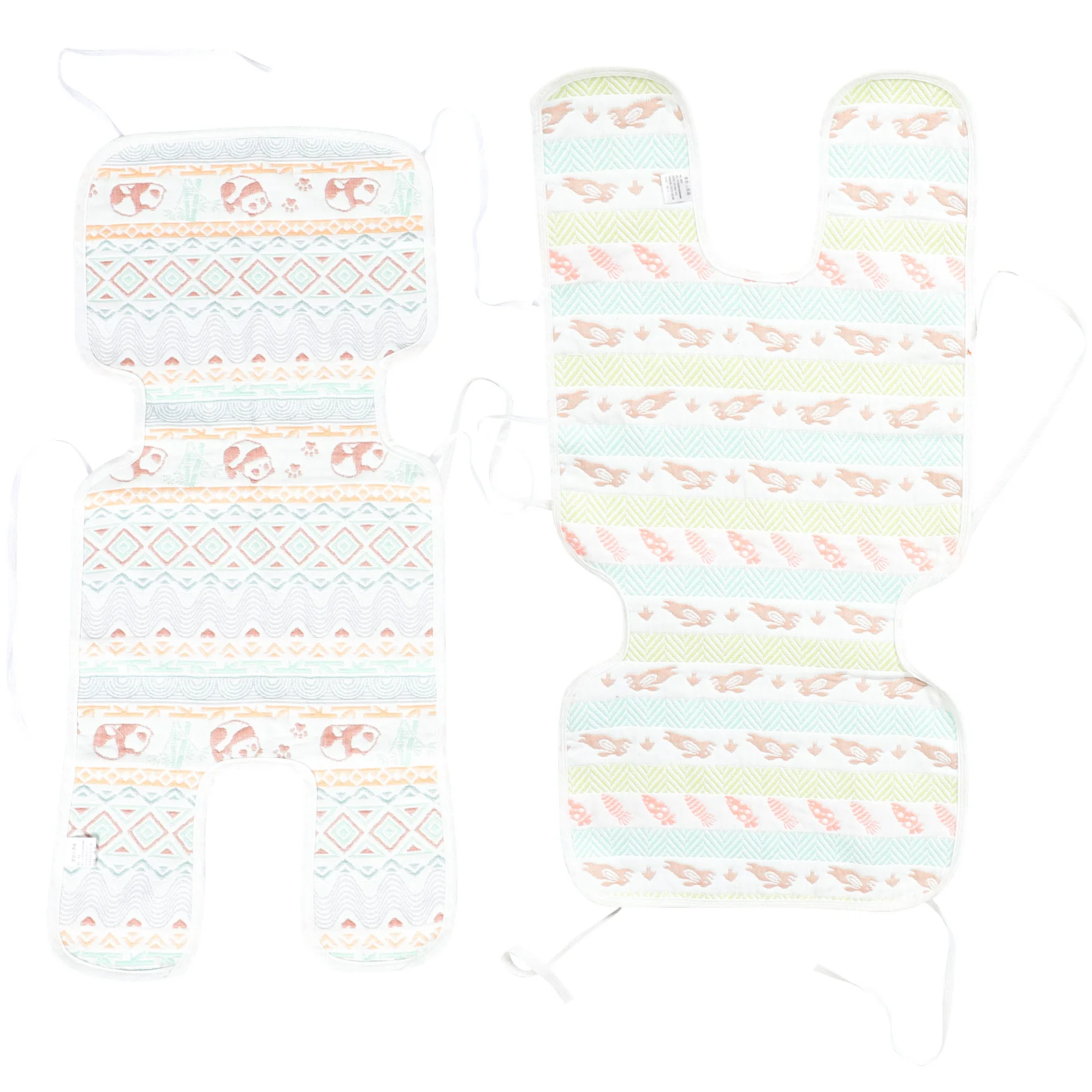 

2 шт., подушка для детской коляски, двусторонняя толстая подушка, универсальная подкладка для сиденья для коляски, автокресло, вставка для младенцев, охлаждающая подставка