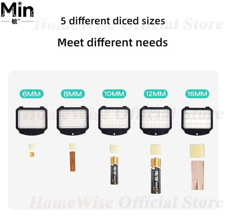Cut Cubes Slicing Shredding Replacement Knife Accessories for M1 Commercial Multifunctional Commercial Vegetable Cuttin