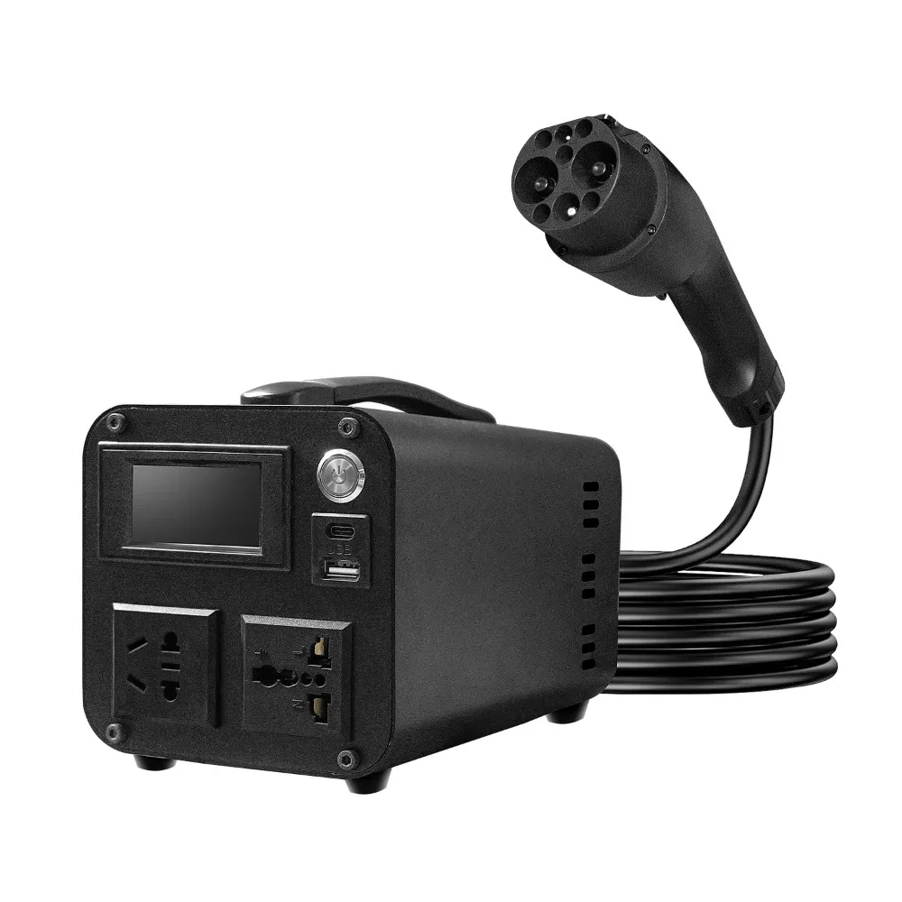 for CCS1/CCS2/GBT Nacs 3.5kw V2L 16A Ev Car Discharger V2L Discharger Device For All Ev Model EU America GBT Version 6