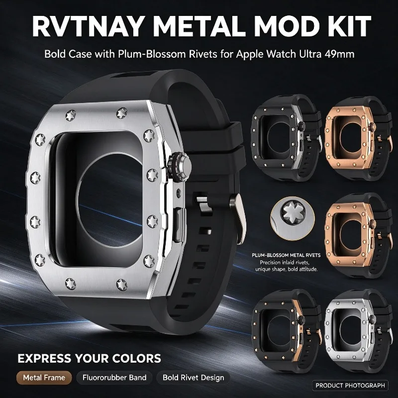 para-apple-correa-de-acero-inoxidable-para-apple-watch-funda-integrada-richard-modificada-accesorios-para-7-44-45mm