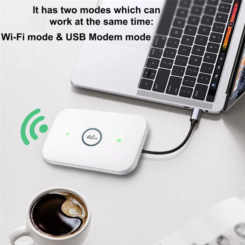 MiFi-enrutador WiFi de bolsillo 4G, módem WiFi de 150Mbps para coche, punto de acceso inalámbrico móvil con ranura para tarjeta Sim, MiFi inalámbrico