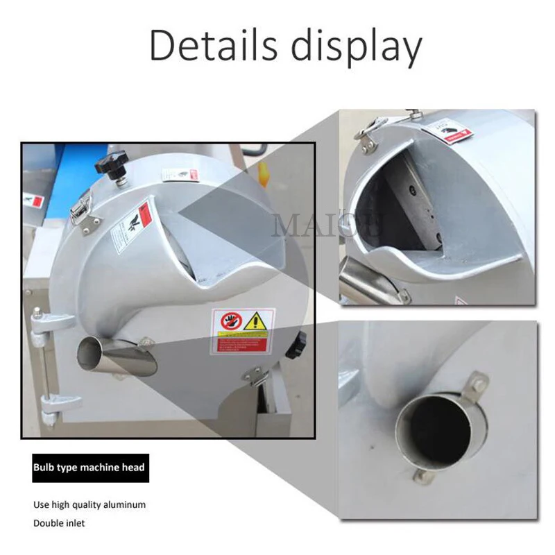 Multi-function Double-head Fruit And Vegetable Processing Equipment Cutting/Cutter Machine For Sale