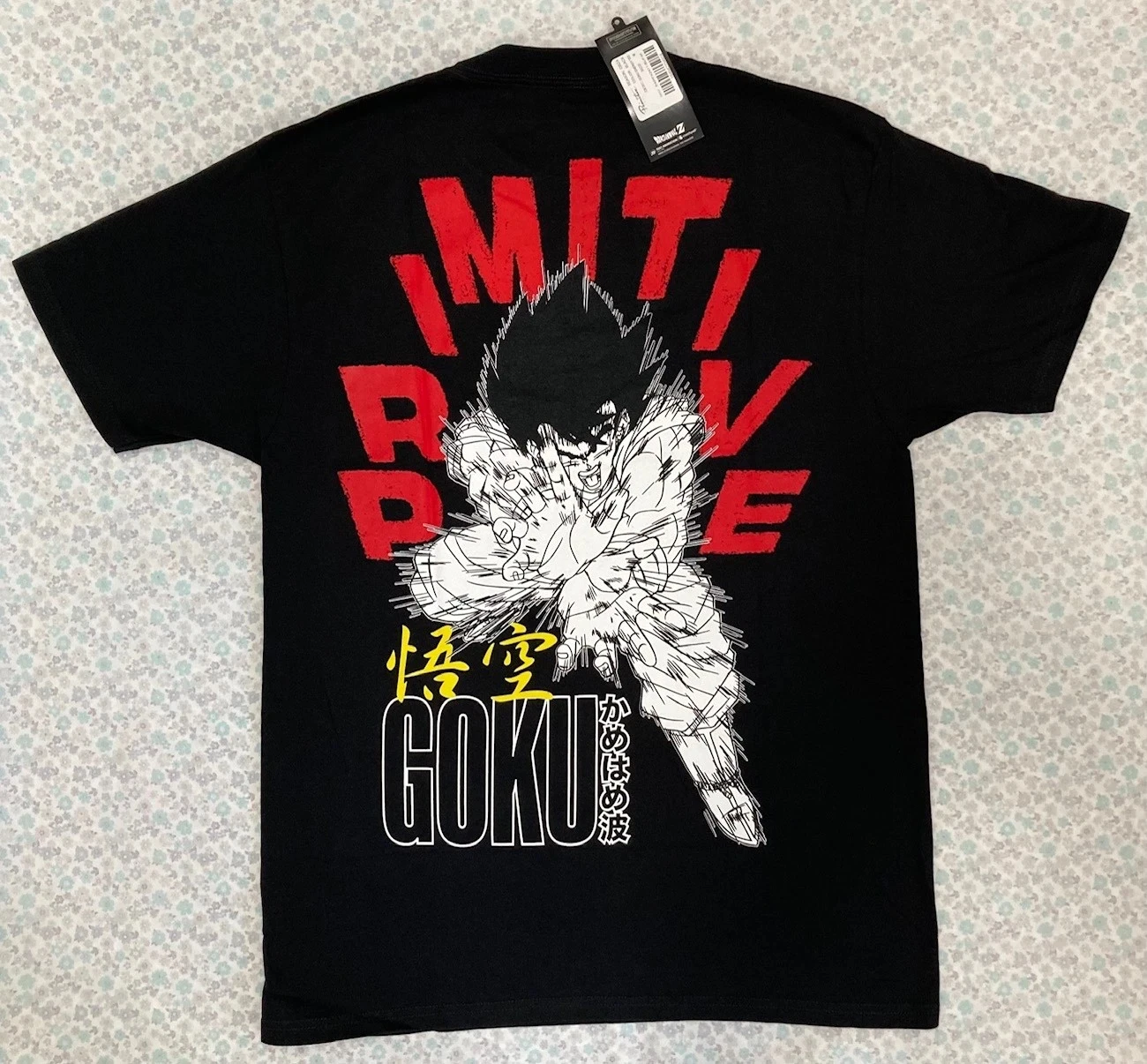 Primitive X Dragon Ball Z Goku Energy  Tshirt 2026 New Cotton Summer Tshirt for Men and Women Relaxing