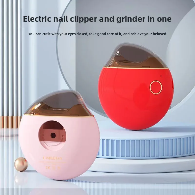 Electric Nail Clipper Trimmer Fully Automatic Nail Cutter for Elderly and Children Fast Anti-Splash Anti-Pinch Grinding Nail Cli