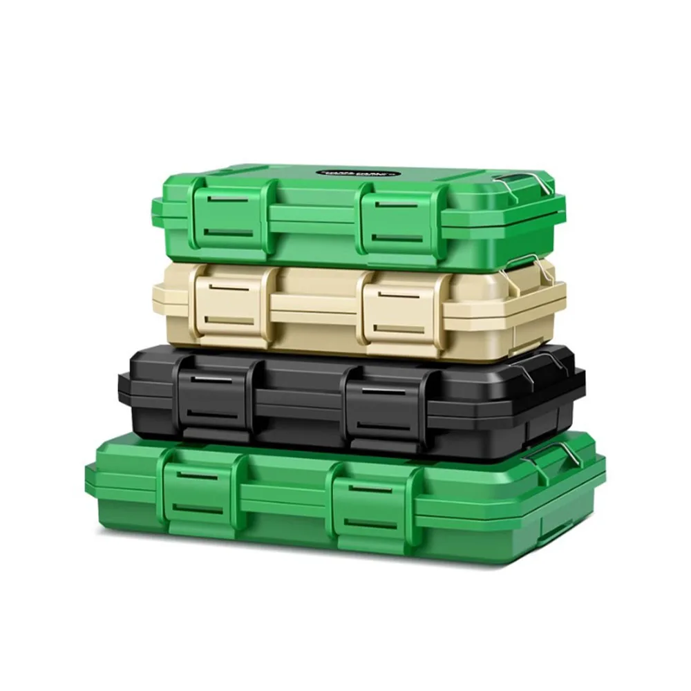 1Pc Waterproof Storage Case Sealed Small Precision Instrument Parts Tool Storage Box Shockproof Safety Protect Equipment Box