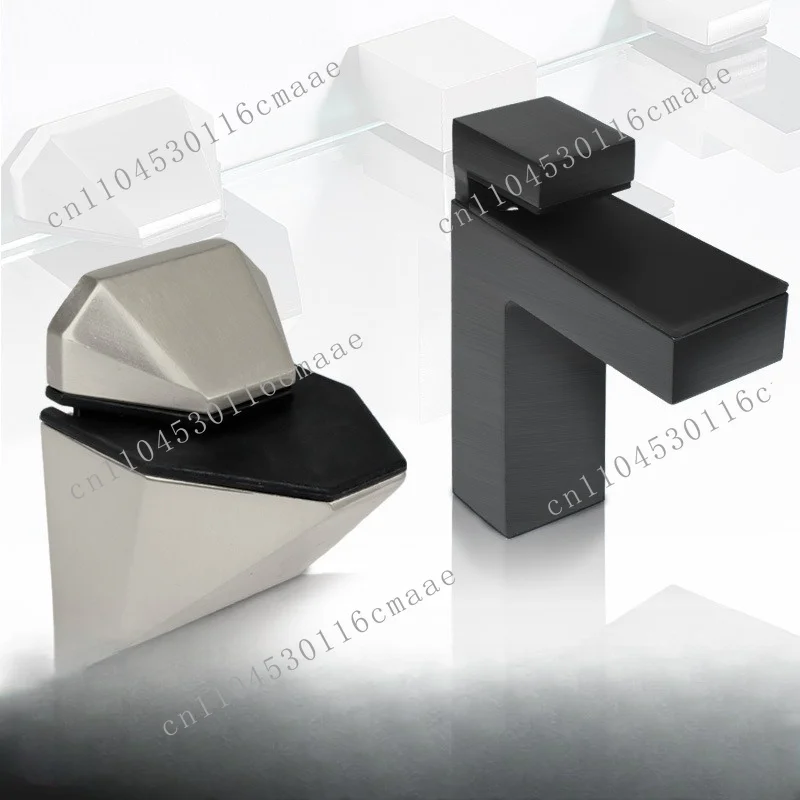 Zinc alloy glass  screen F  large glass  fixed support desk baffle adjustable fish mouth clip