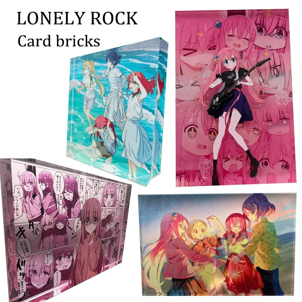 Lonely rock DIY CARDS BRICKS Goto Hitori Yamada Ryo Anime peripheral holiday gift Ijichi Nijika Kita Ikuyo Refractive brilliance