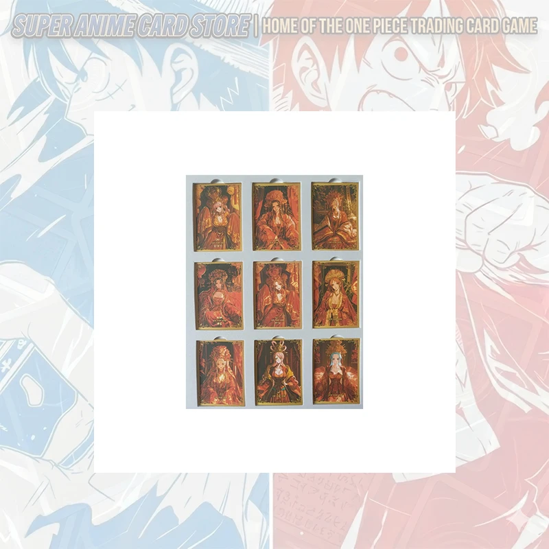 Japanese Anime One Piece Card Set Yamato Nami Nefertari D Vivi Vinsmoke Reiju Perona Carrot Boa Hancock Collectible Cards