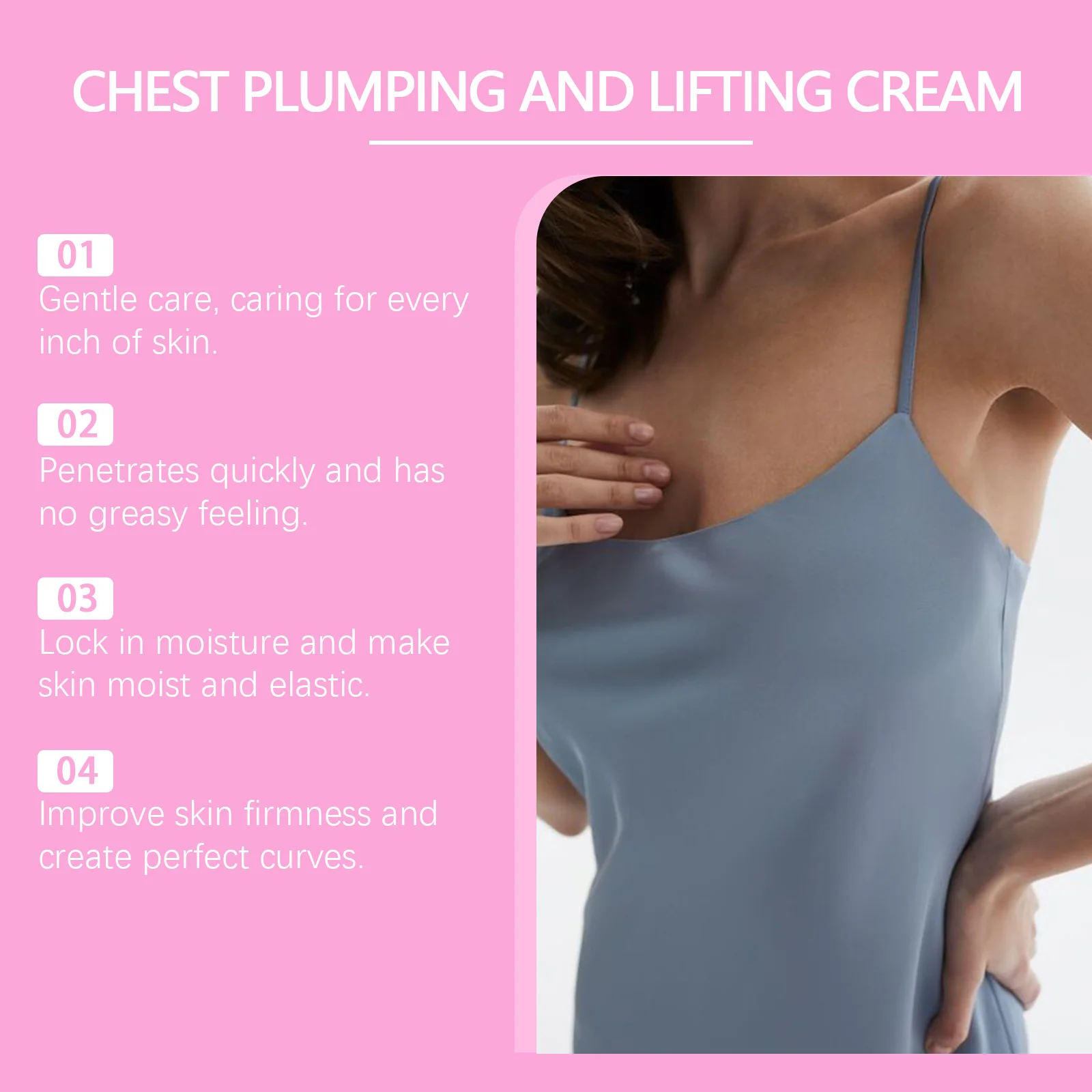 Chest Plumping Lifting Cream Enlargement Size upImprove Breast Flat Sagging Bust Firming Massage Boob Cream Bust Care