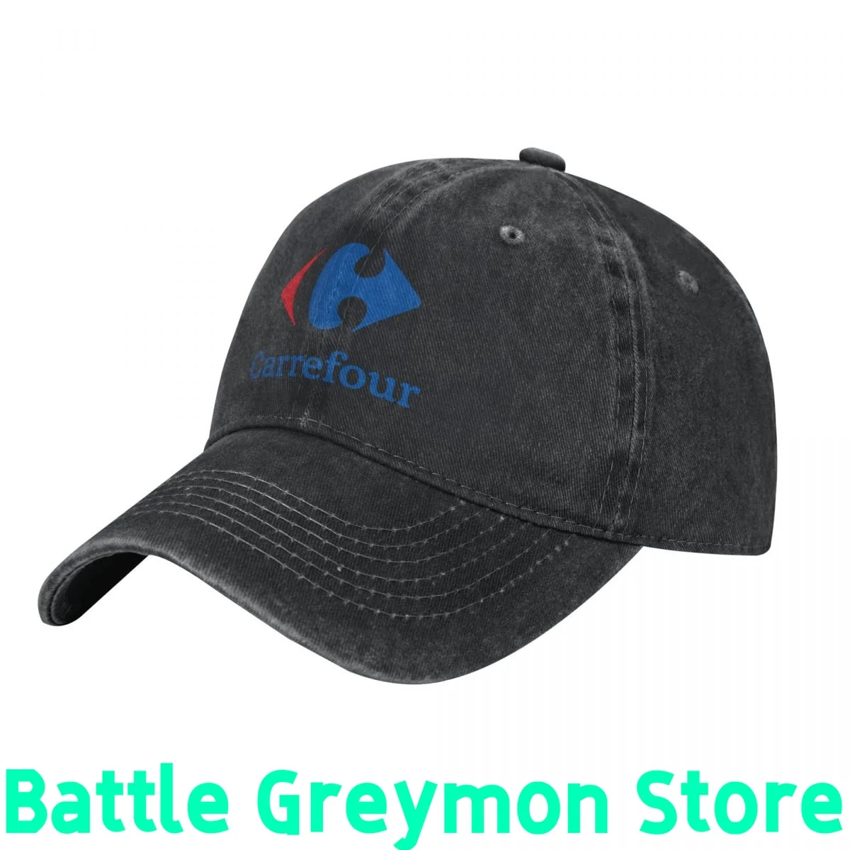 Carrefour-gorra de béisbol de algodón, gorro ajustable, informal, Universal, para conductor de camión