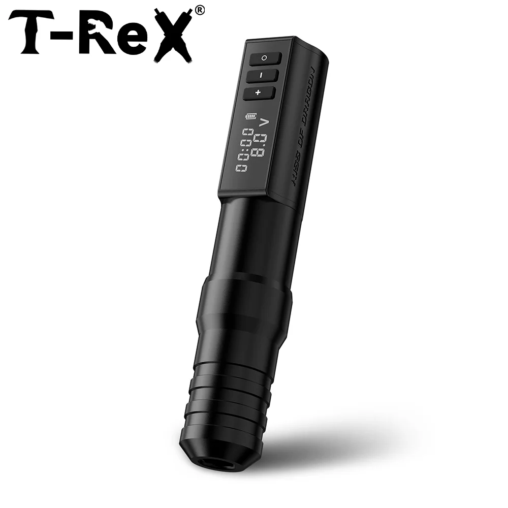 T-Rex Hunter Storm Wireless Tattoo Machine Pen 2400mAh 12000RPM Coreless Motor 3.5mm Stroke LED Display Tattoo Pen