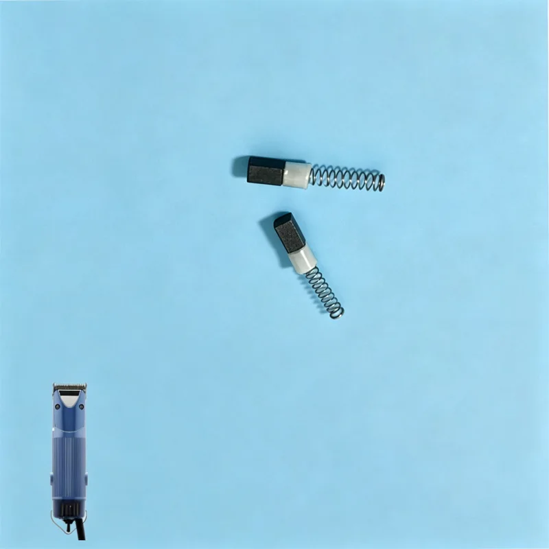Replacement Carbon Brushes With Spring Assembly, Spare Repair Accessories Compatible With Oster A5, Classic 76, 97 Hair Clipper - view 2