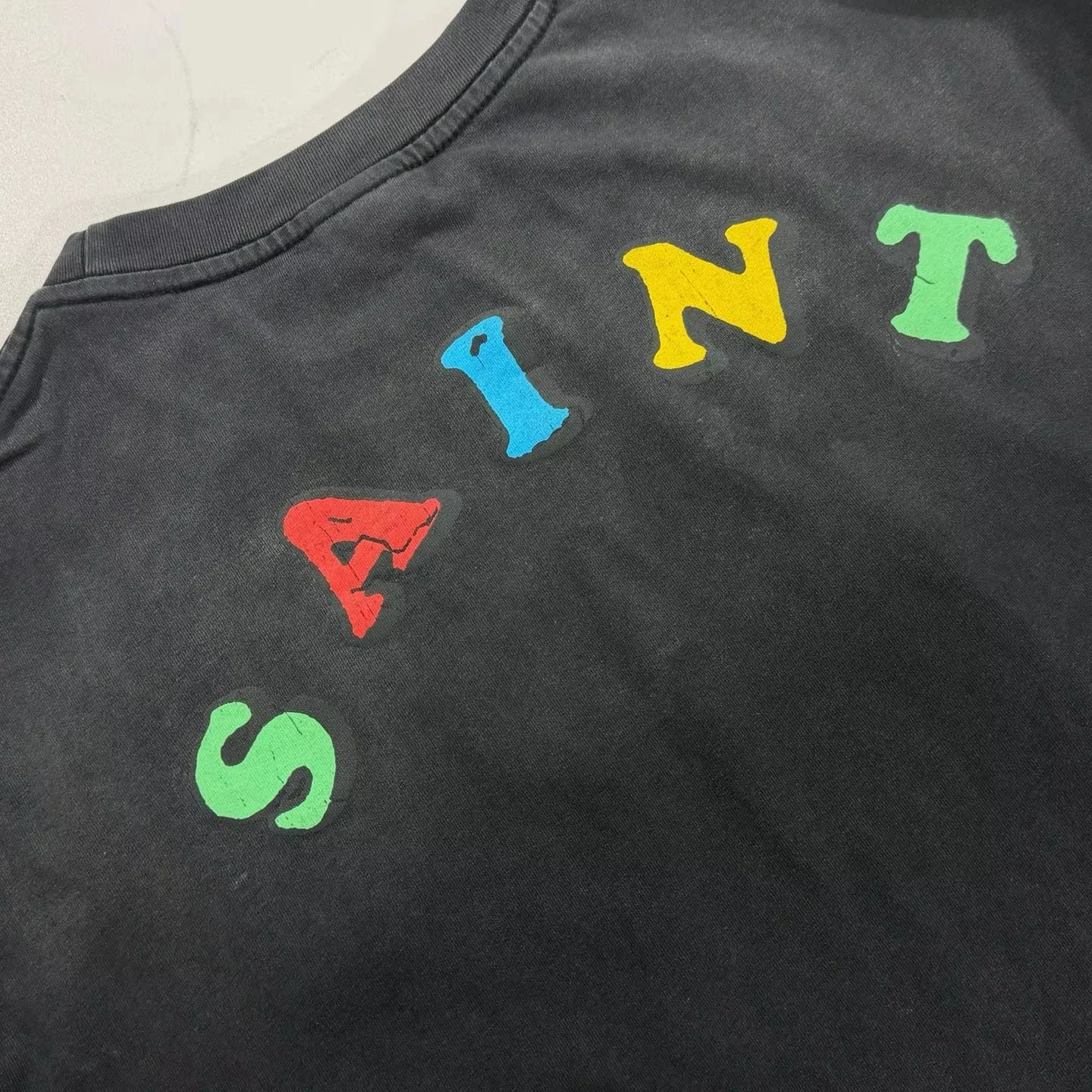 Saint Triangle Graffiti Pattern VOTE FOR LIGHT T Shirt Men Women Best Quality Tee Tops T-Shirt