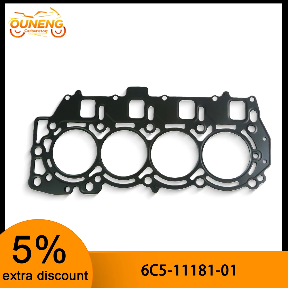 Cylinder Head Gasket 6C5-11181-01 For Yamaha F50 F60 FT50 FT60 50HP 60HP 4 Stroke Outboard Boat Engine Parts