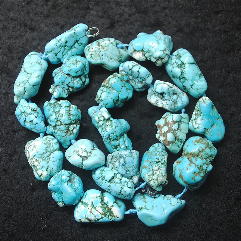 

1 шт., мужское ожерелье из натурального бирюзового камня, материал, завязанная проволока, длина 53 см, хорошее качество для праздничной одежды, синие цвета