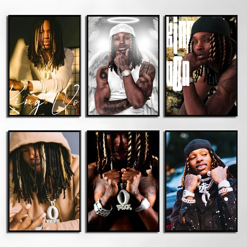 

Popular Singer Rapper K-King Von Poster Elegant And Affordable Wall Art Stickers For Dormitory Living Room And Bedroom Spaces